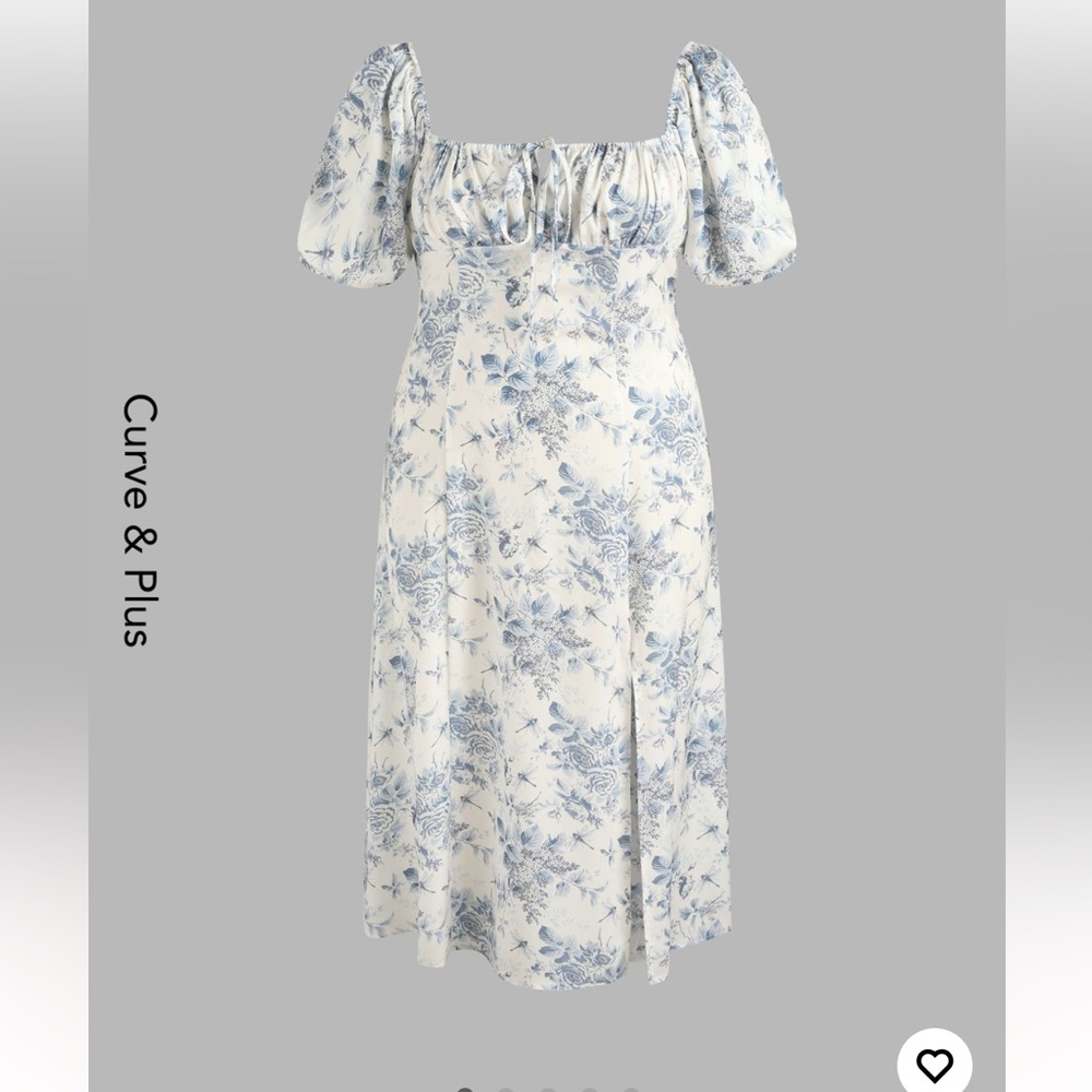Cider puff sleeve women’s dress